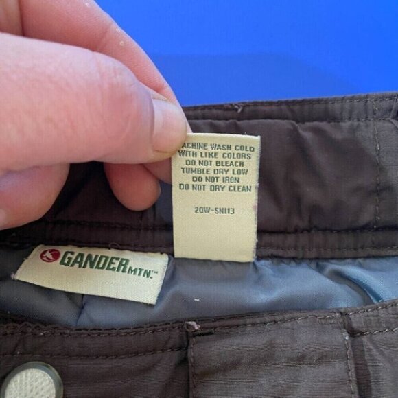 Gander Mountain Ski Pants Womens Small Brown Pockets Lined Outdoors Snowboarding - Picture 13 of 14